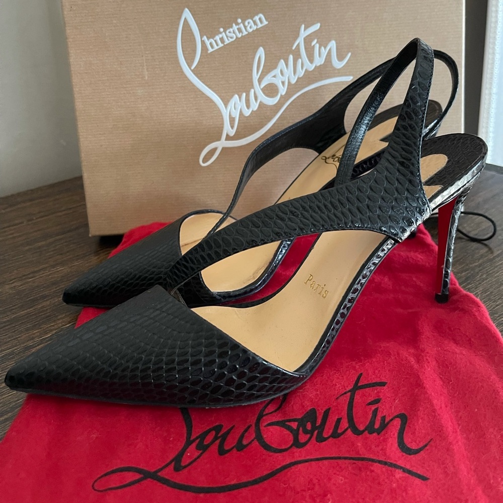Black Brandina 85 Calf Jurassic Black Brandina 85